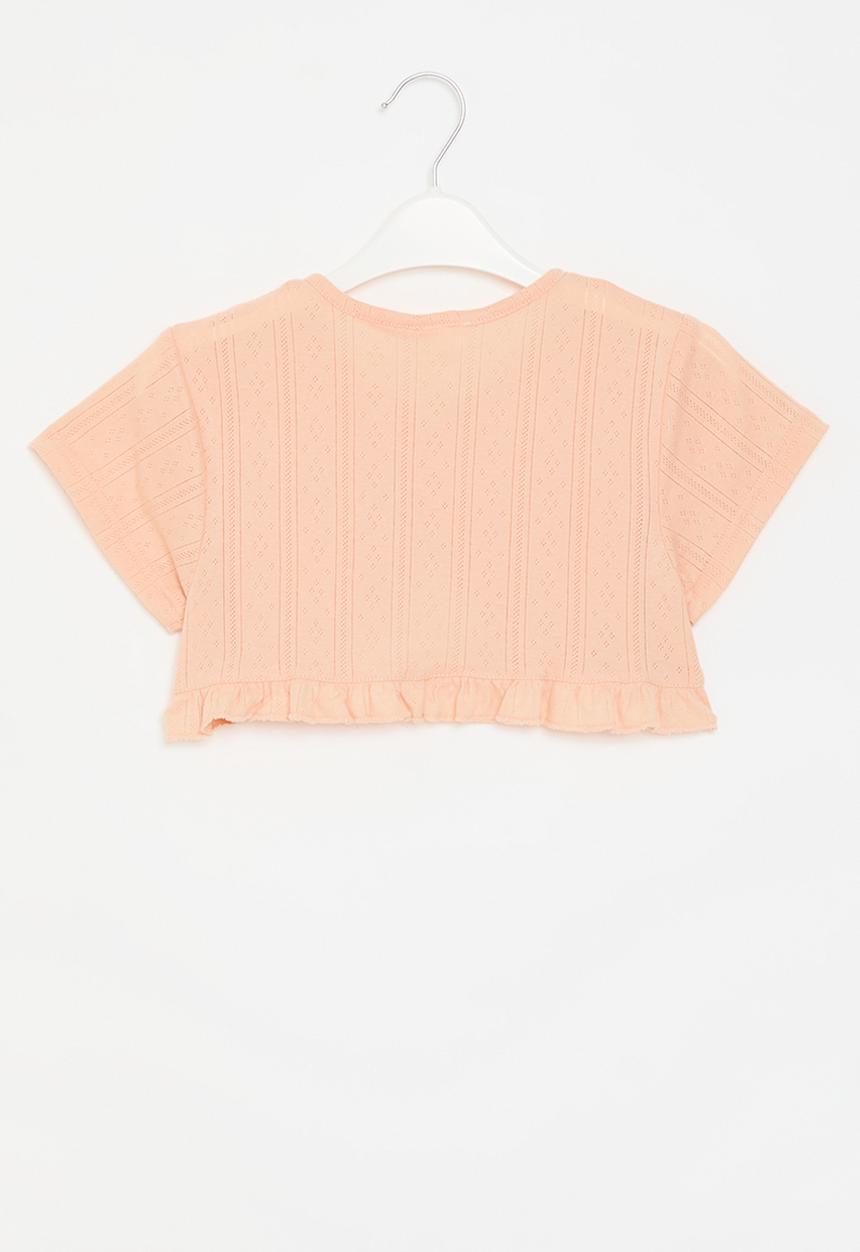 Pop Candy - Frilled top - orange