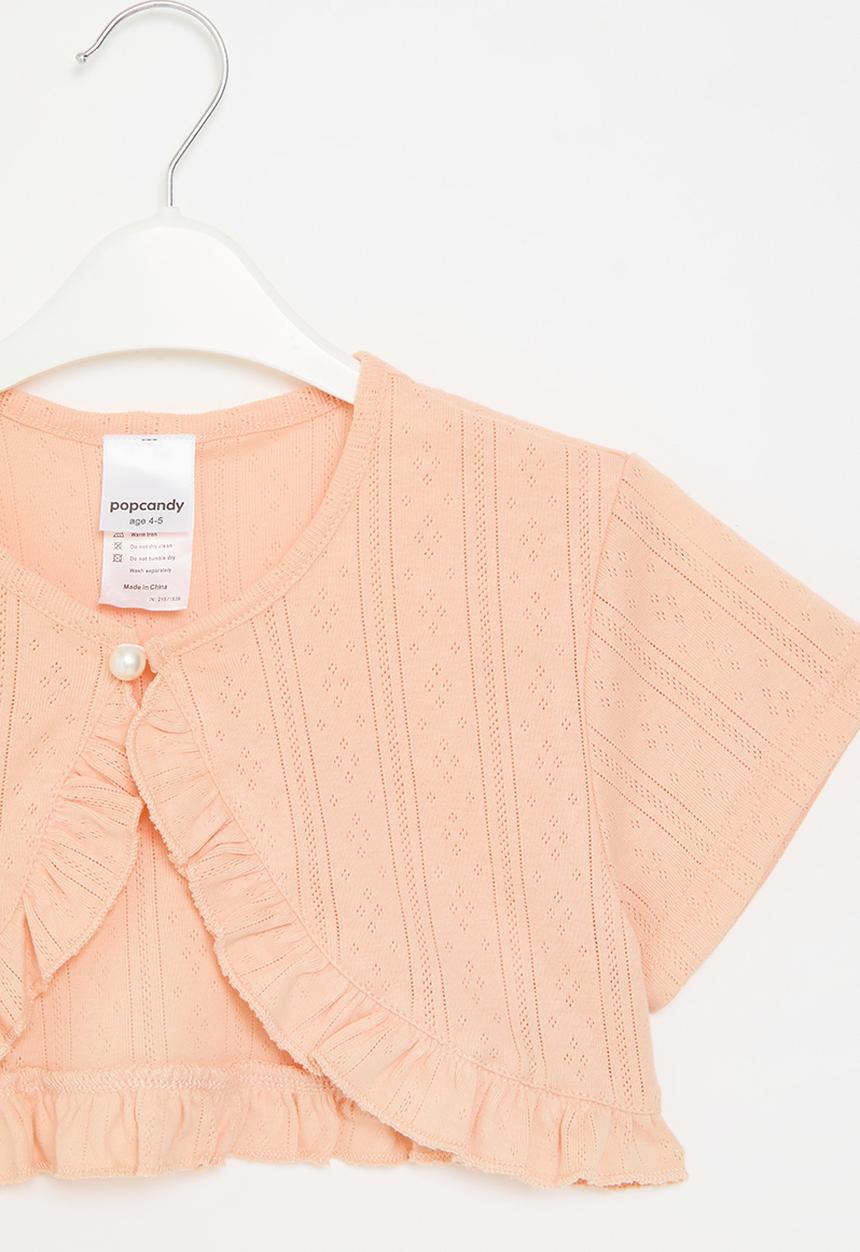 Pop Candy - Frilled top - orange