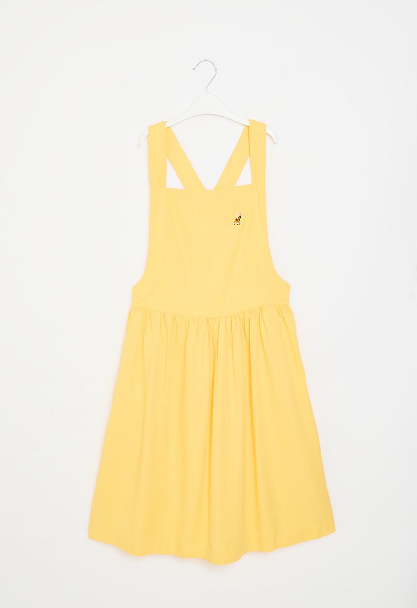 POLO - Girls sabrian pinafore - yellow