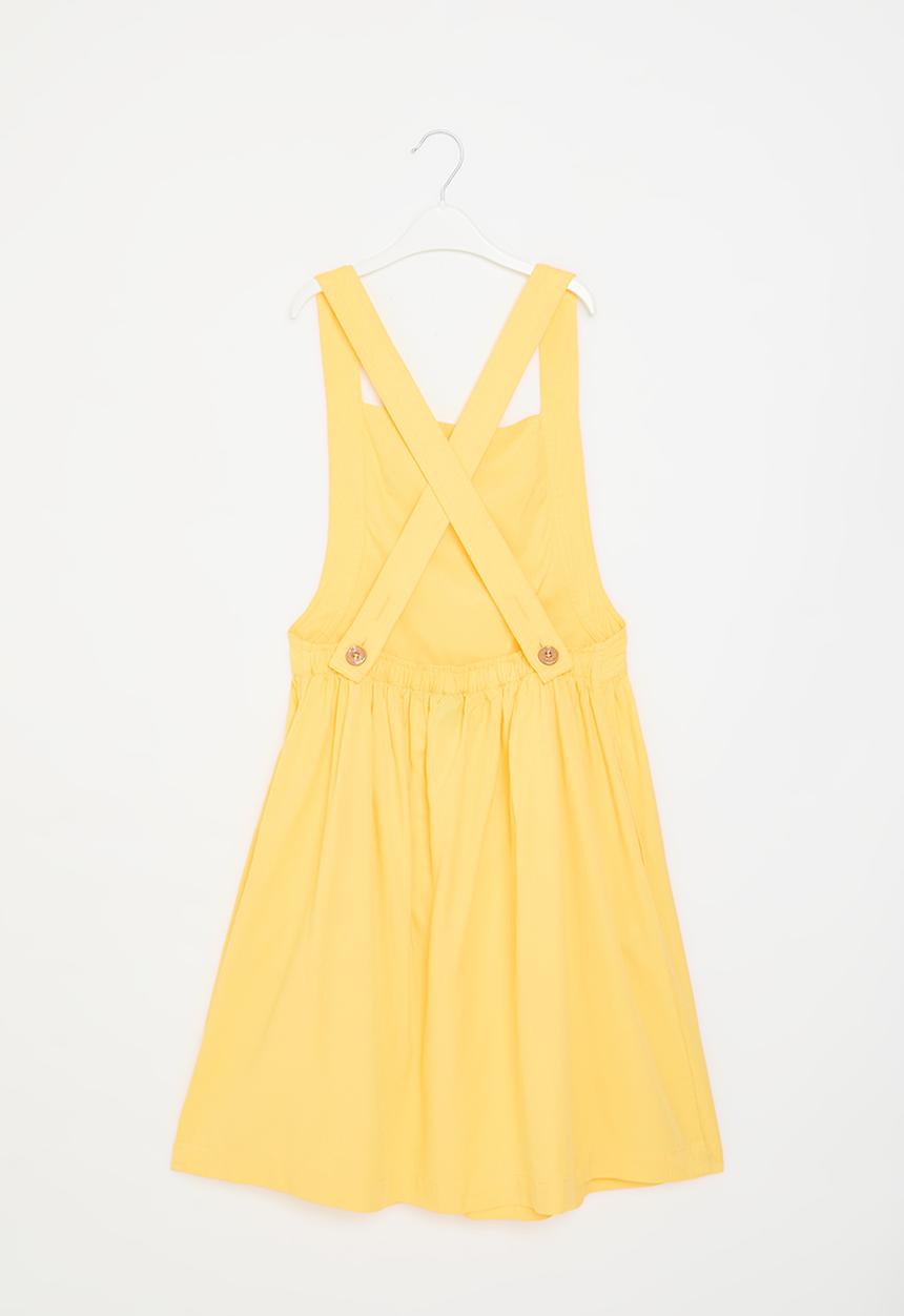 POLO - Girls sabrian pinafore - yellow