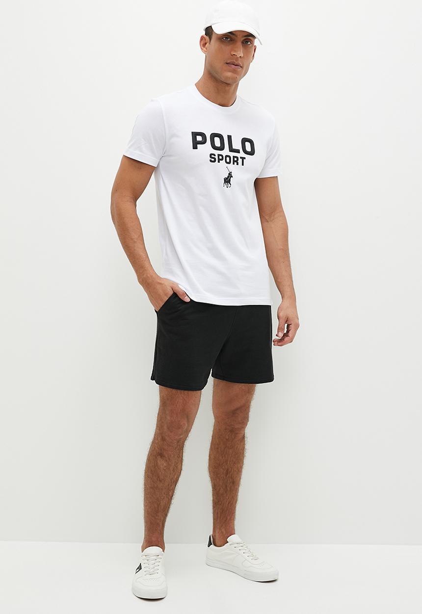 POLO - Men sport short sleeve logo tee - white