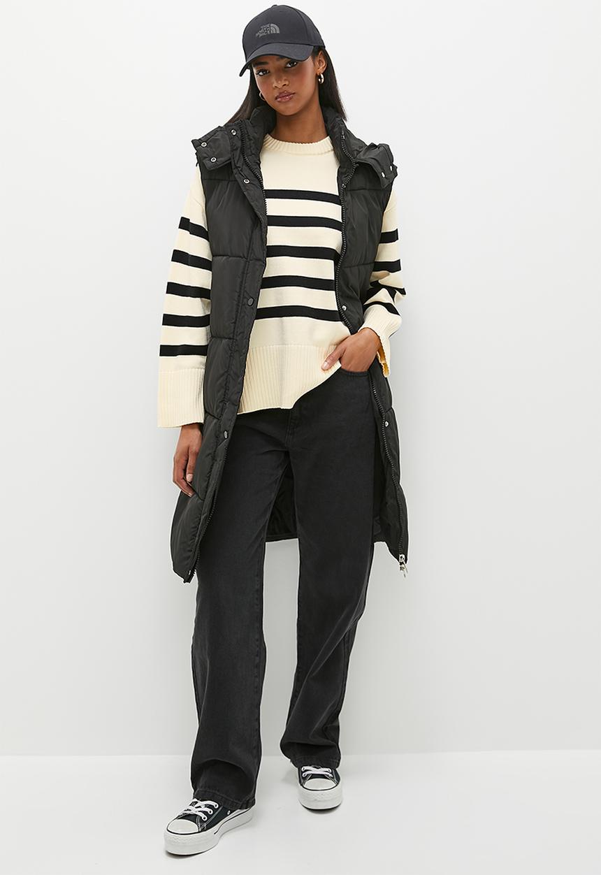 dailyfriday - Stripe jumper - black & ecru