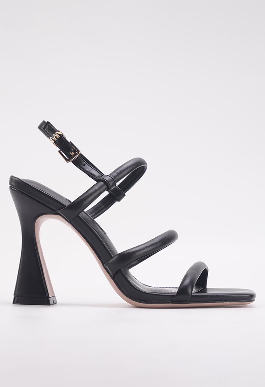 Nine West - Glanze strappy heel sandal - black