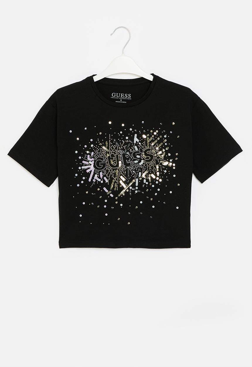 GUESS - Short sleeve T-shirt - jet black 