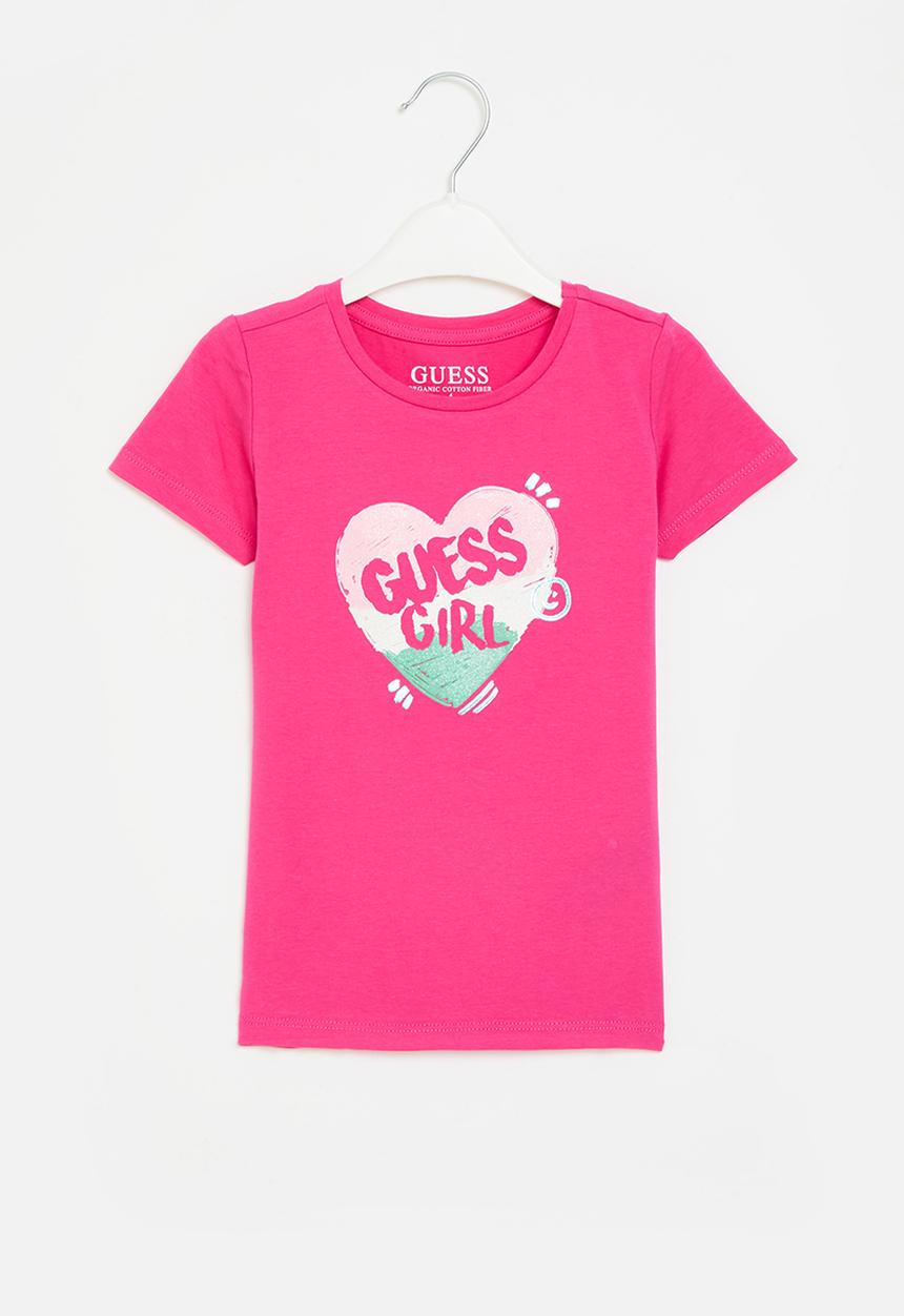 GUESS - Short sleeve T-shirt - striking fuchsia