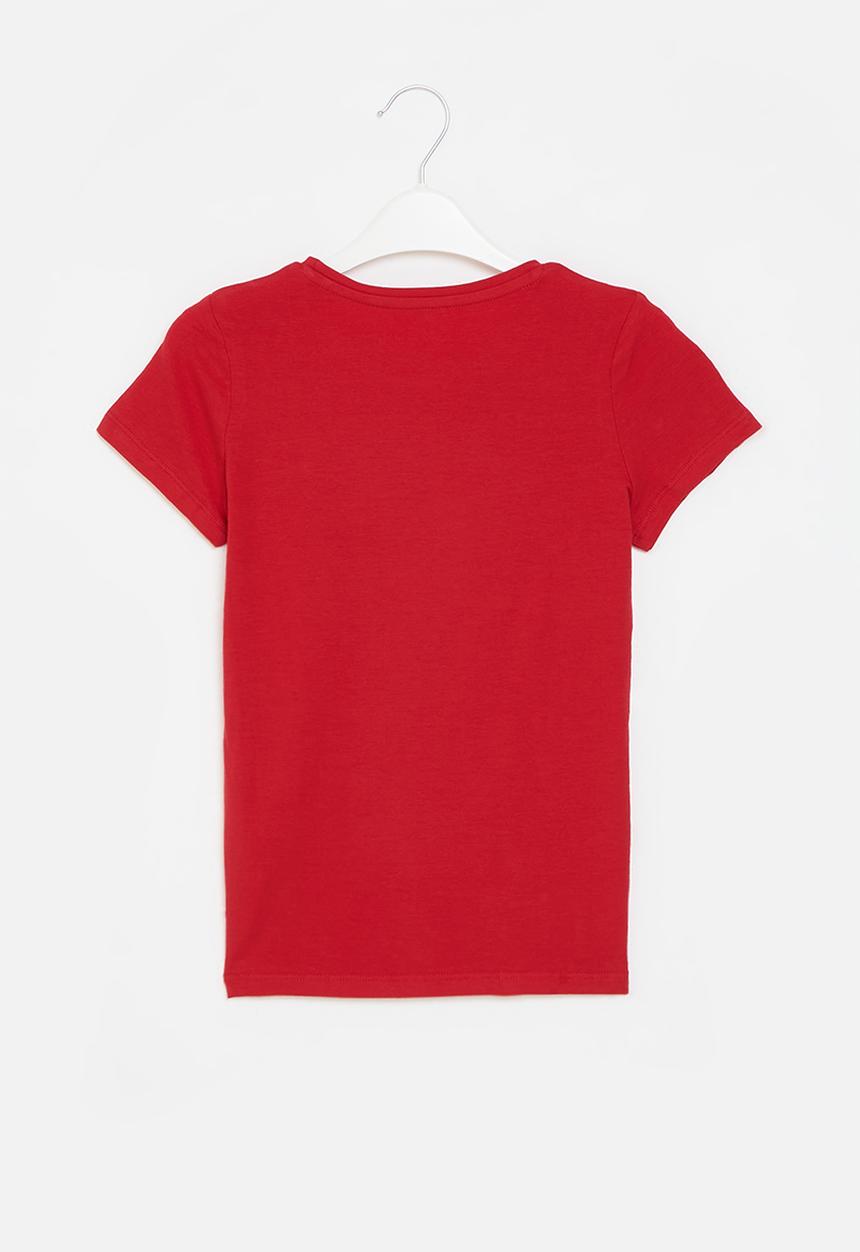 GUESS - Short sleeve T-shirt - red hot