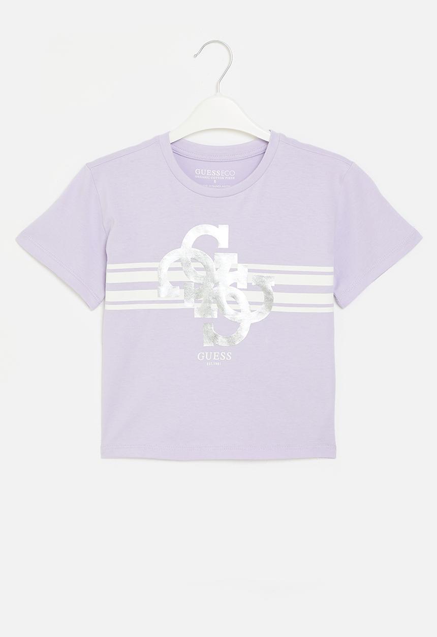 GUESS - Short sleeve T-shirt - new light lilac