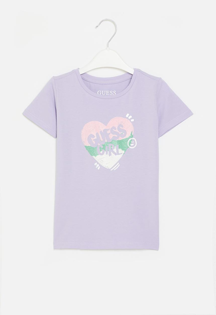 GUESS - Short sleeve T-shirt - new light lilac