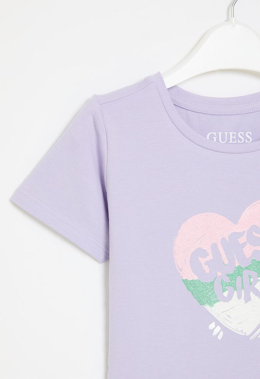 GUESS - Short sleeve T-shirt - new light lilac