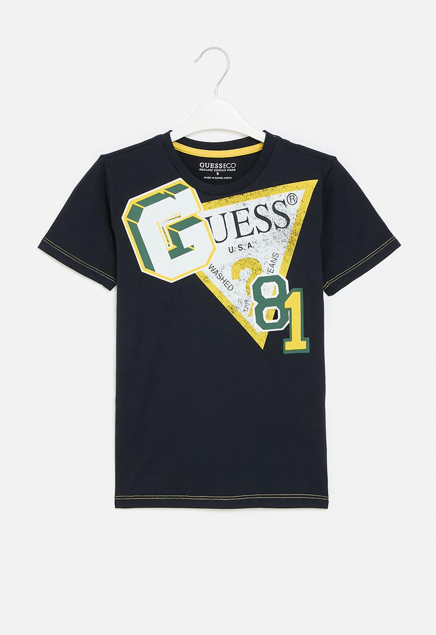 GUESS - Short sleeve T-shirt - smart blue