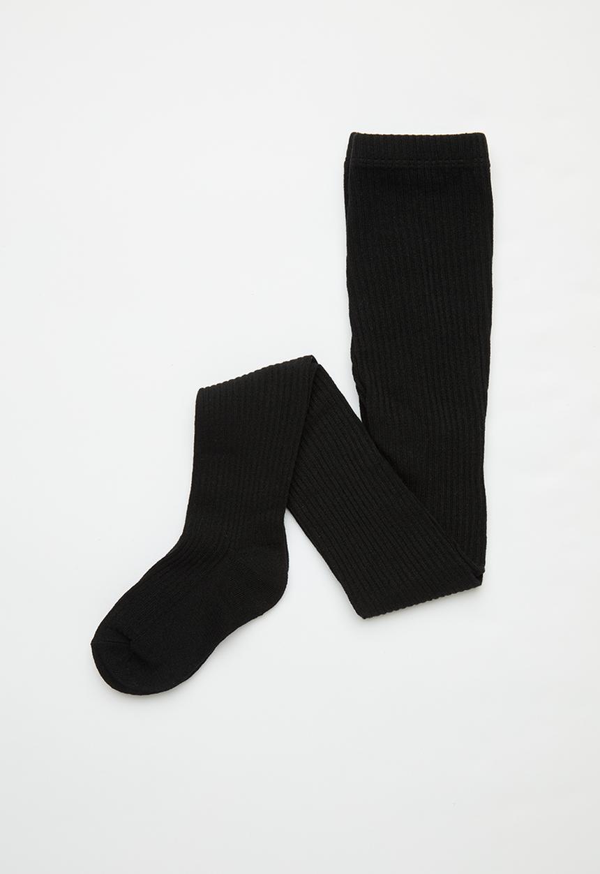 Pop Candy - Ribbed tights - black