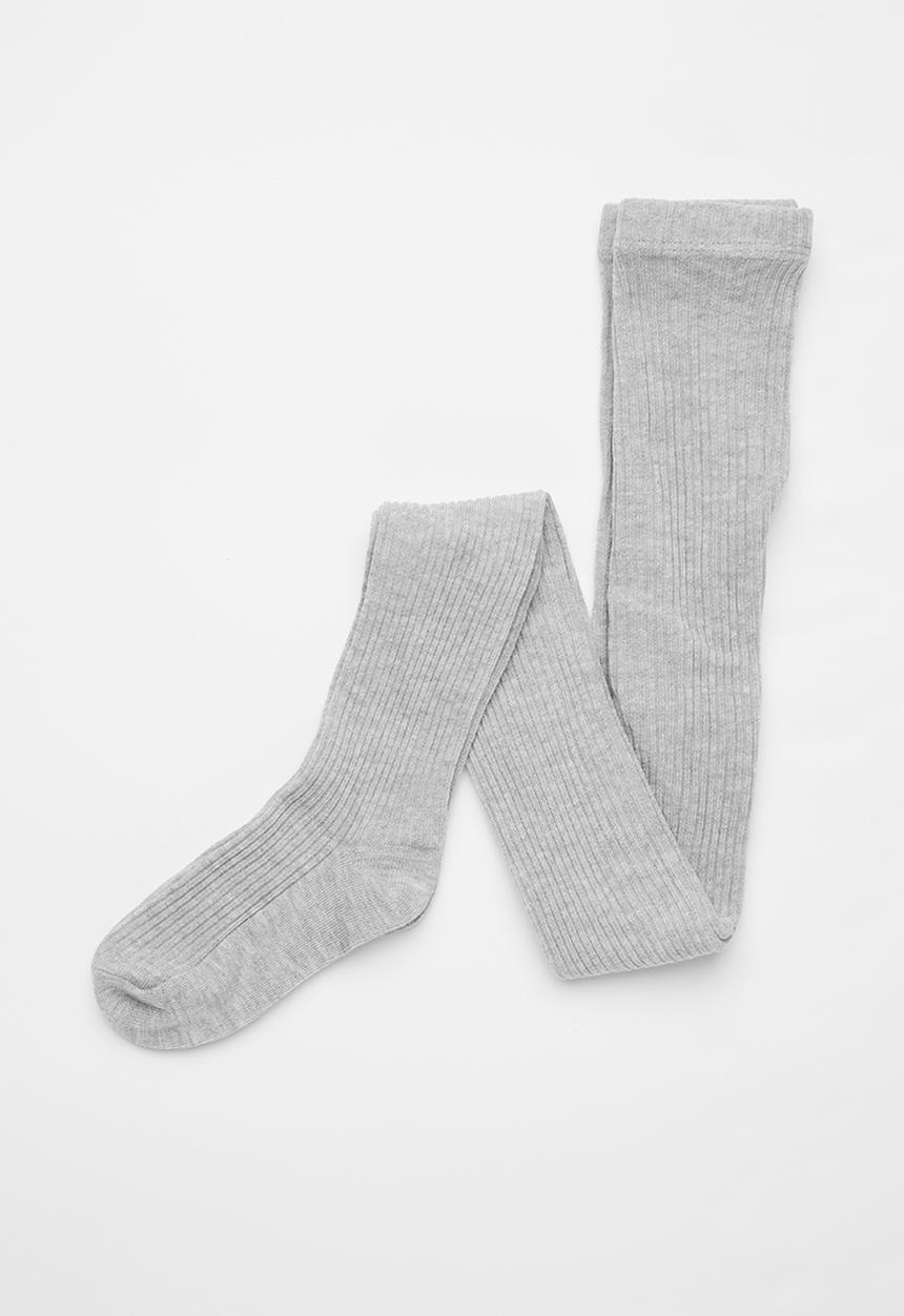 Pop Candy - Ribbed tights - grey
