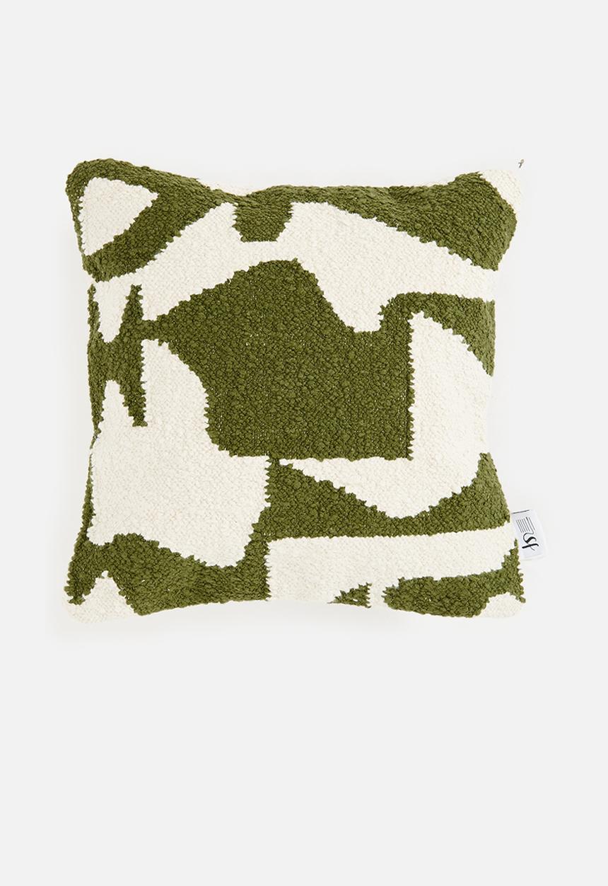 Sixth Floor - Borealis Cushion Cover - Green