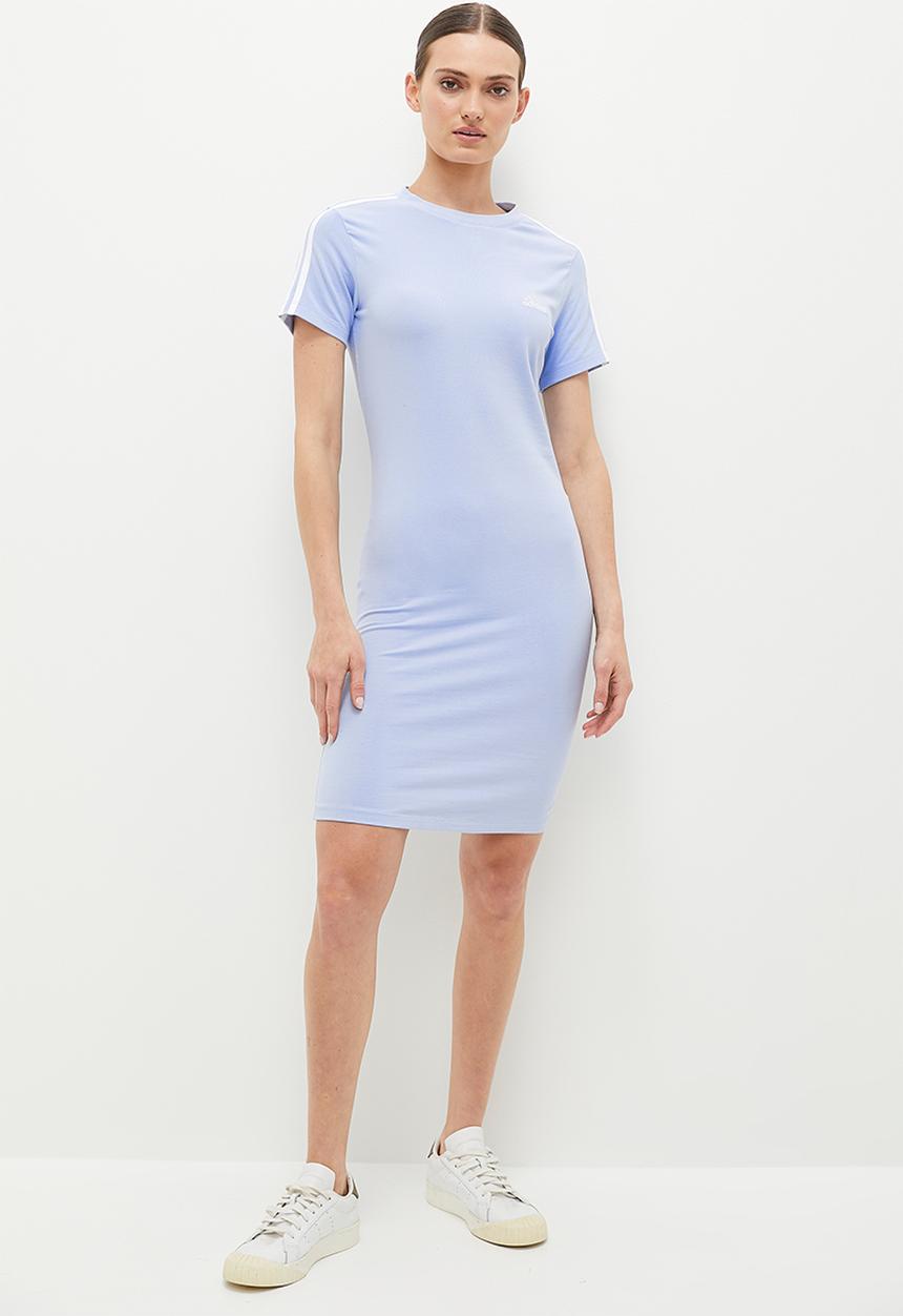 adidas Performance - W 3s Fit T Dr - Blue dawn