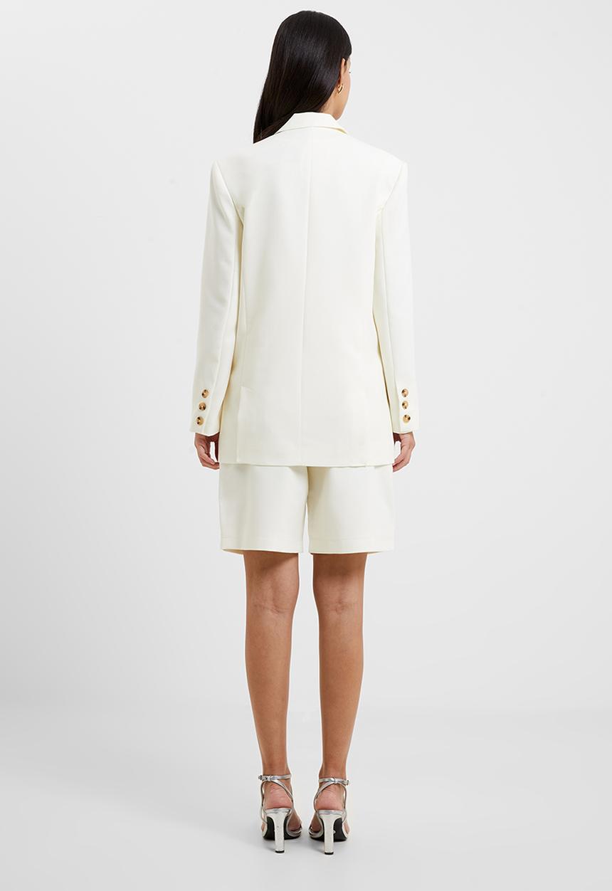 French Connection - luxe double breasted blazer - ivory