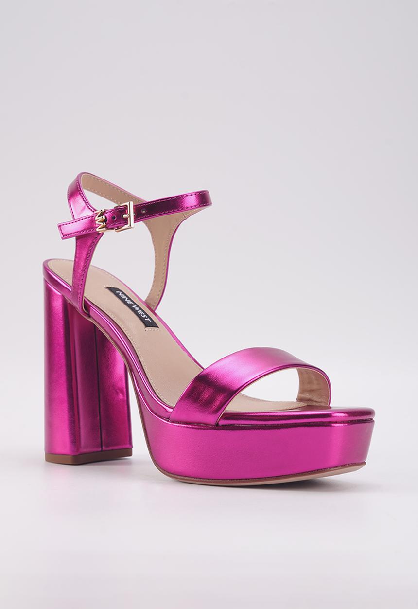 Nine West - Moma platform sandal - fuchsia