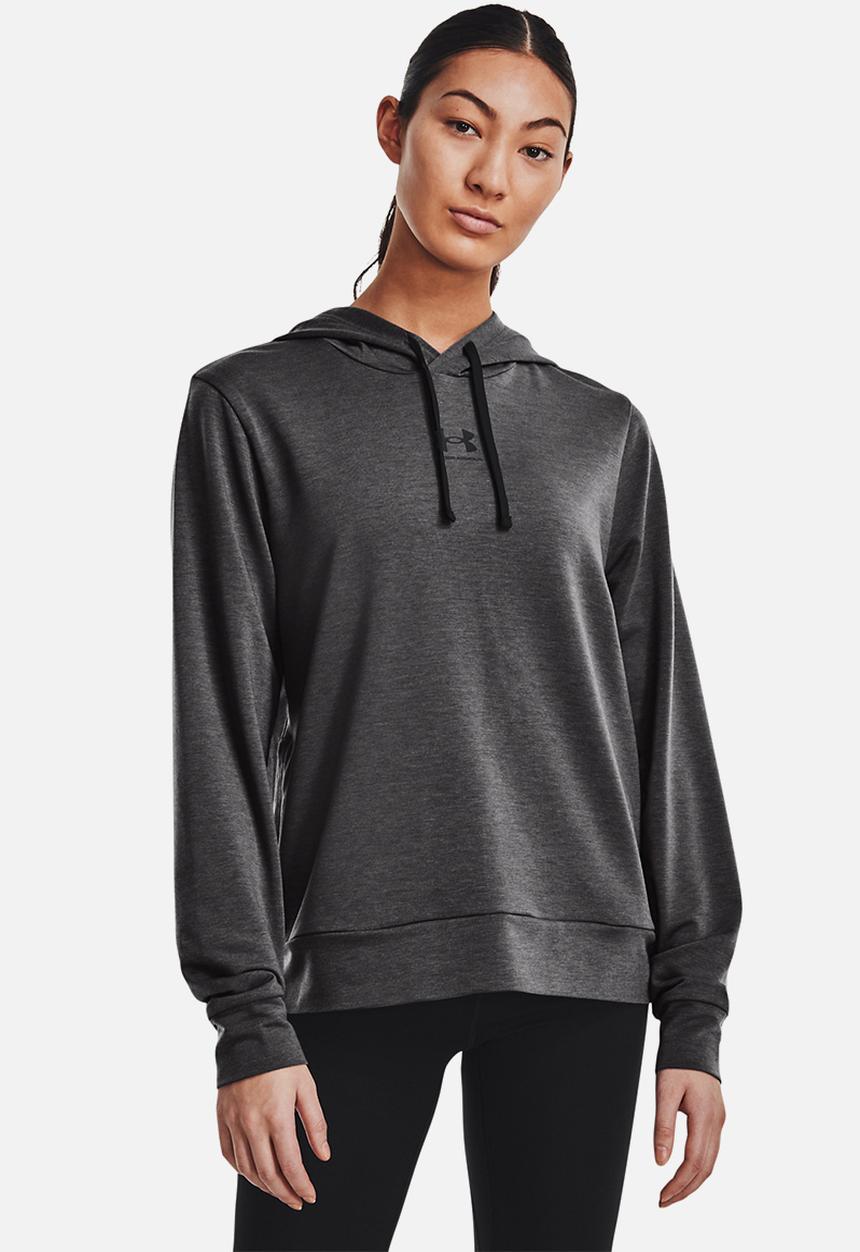 Under Armour - Rival terry hoodie - jet gray/black