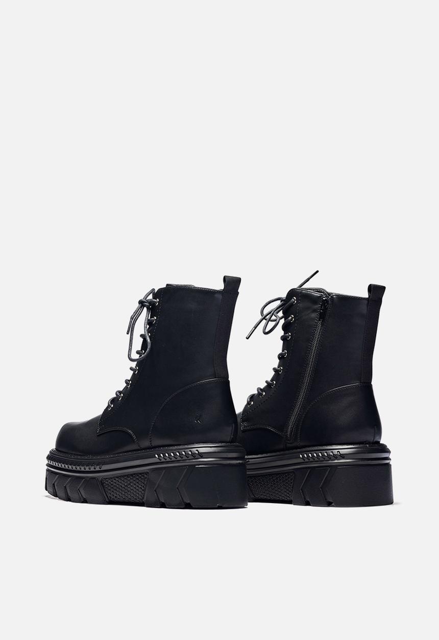 Koi Footwear - Talwar chunky stomper boot - black