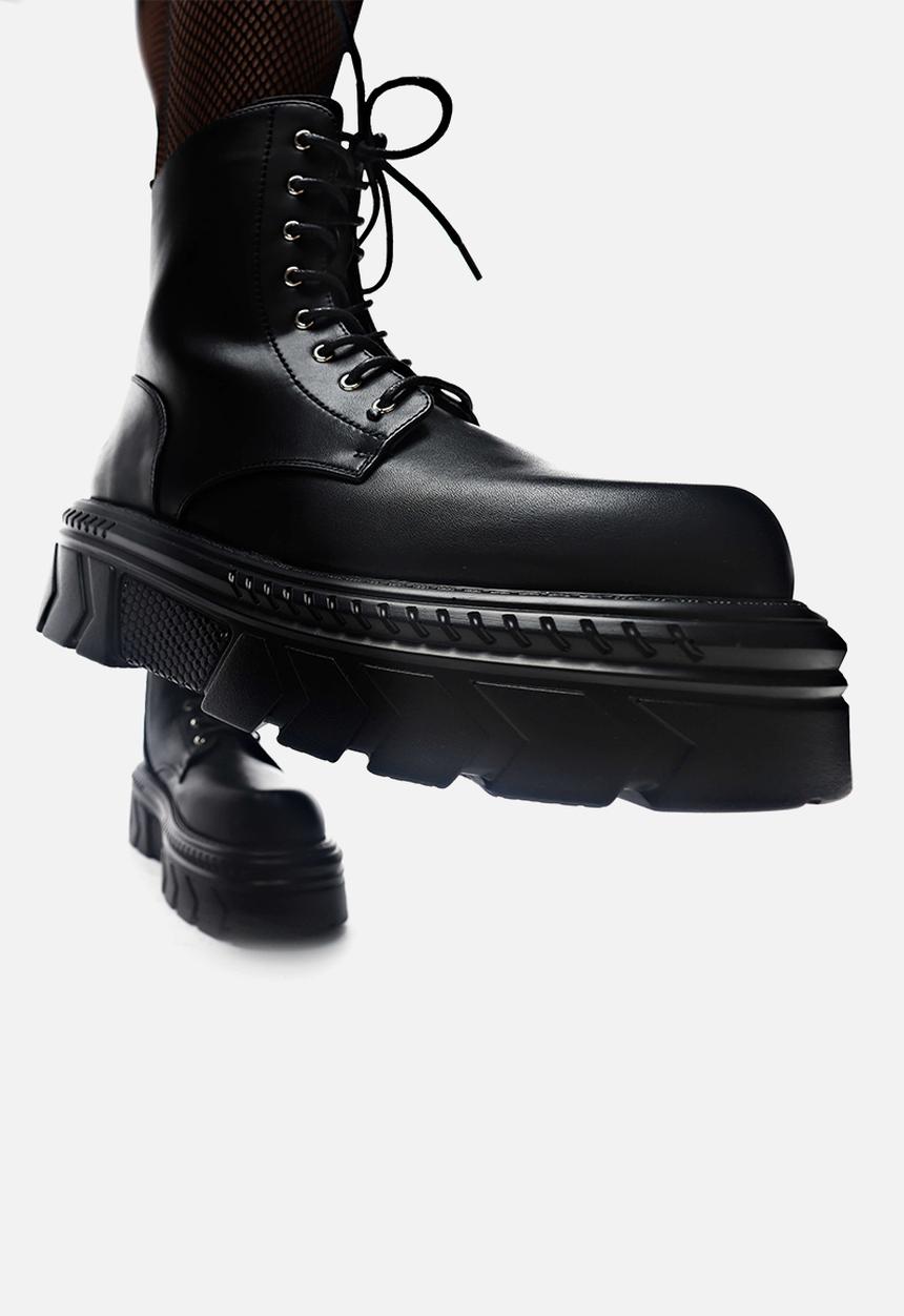 Koi Footwear - Talwar chunky stomper boot - black