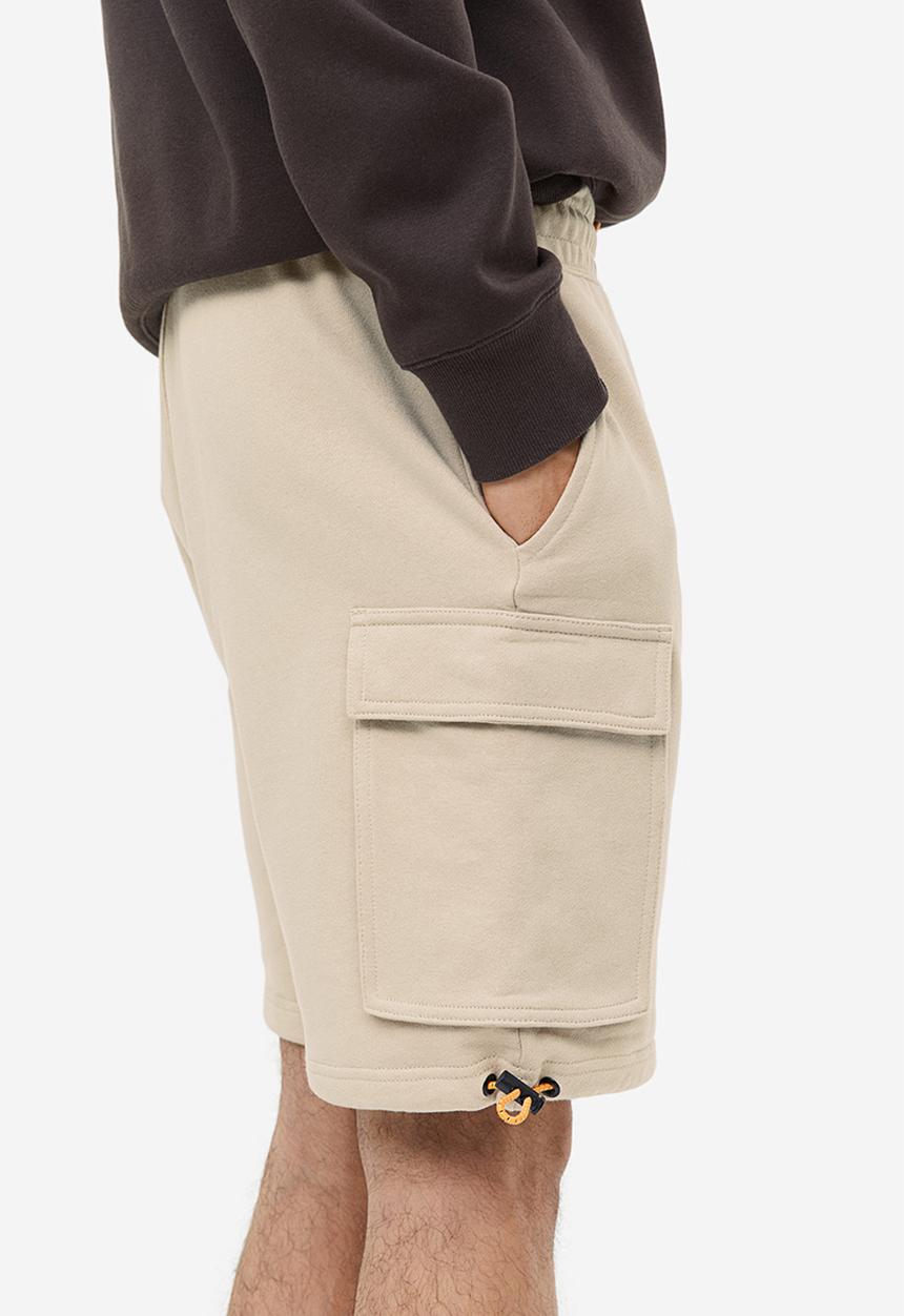 H&M - Relaxed fit cargo sweat shorts - beige