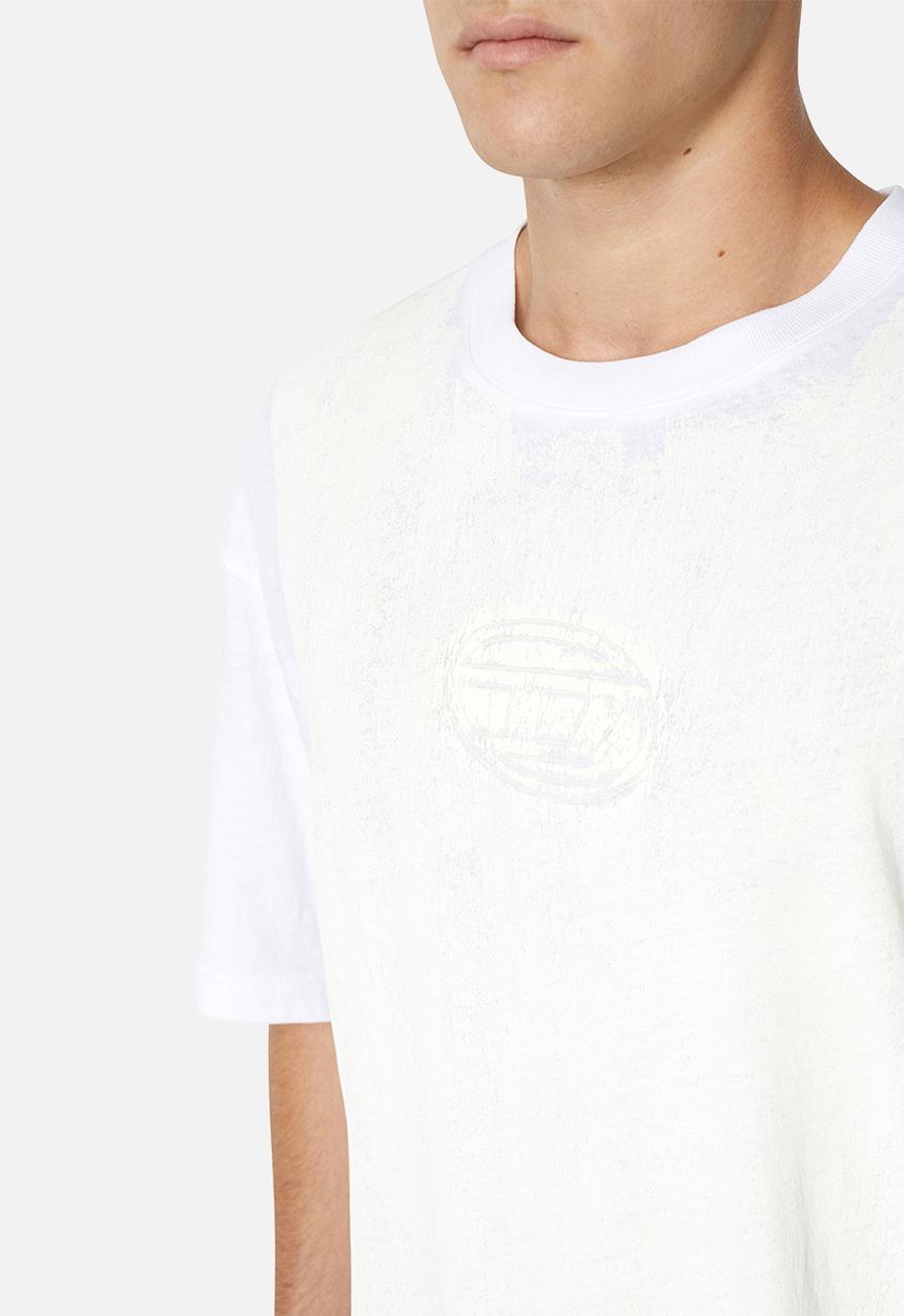 Diesel  - T-wash-e1 T-shirt - white 