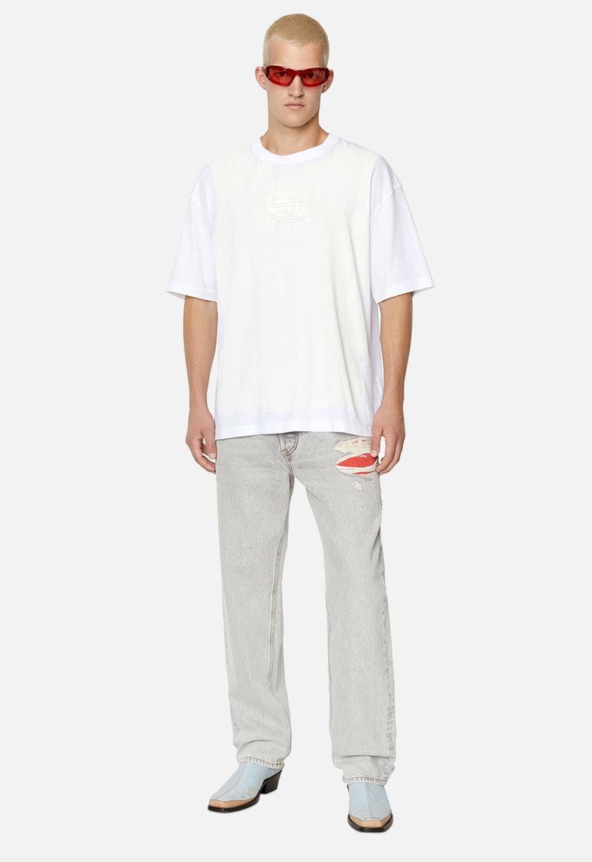 Diesel  - T-wash-e1 T-shirt - white 