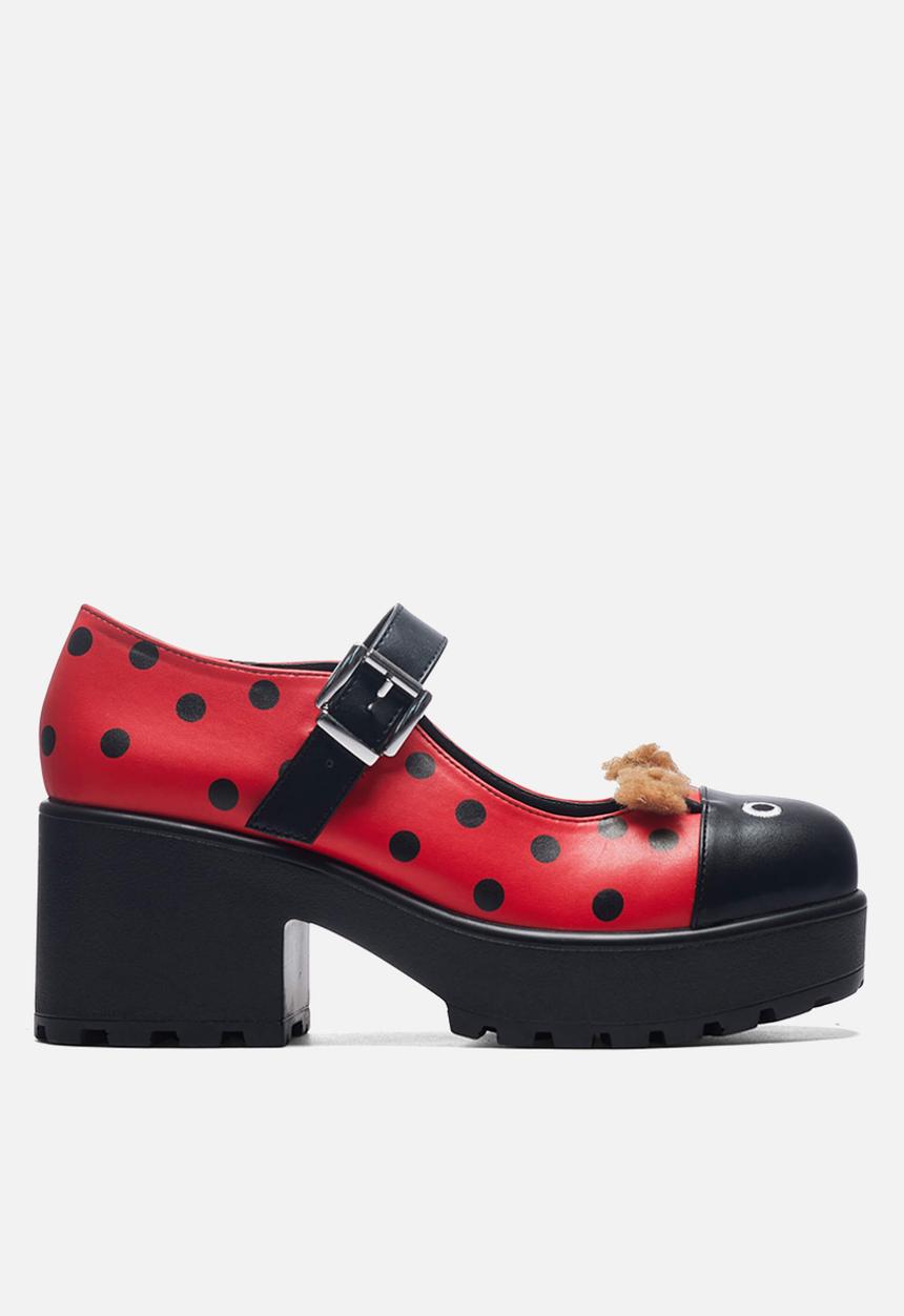 Koi Footwear - Tira mary jane - lucky ladybird
