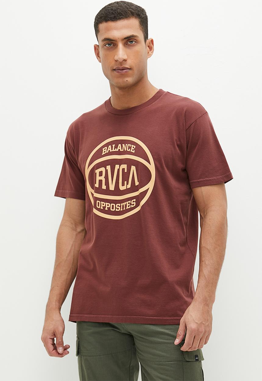 RVCA - RVCA ball short sleeve - brown 