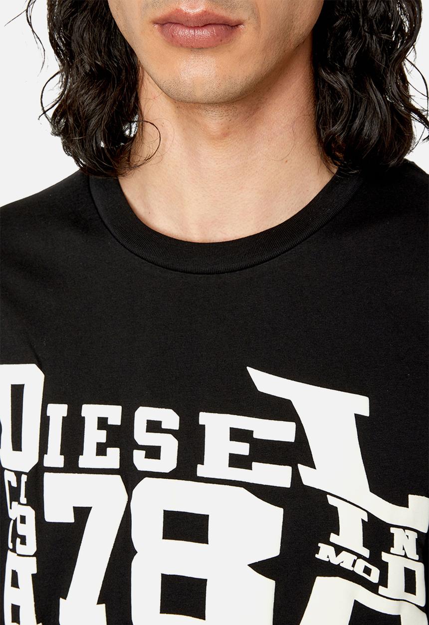 Diesel  - T-diegor-g7 T-shirt - black 