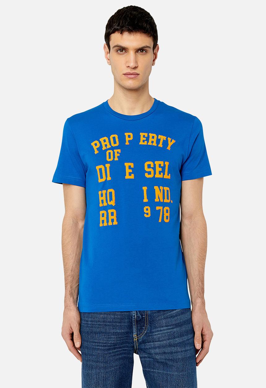 Diesel  - T-diegor-k59 T-shirt - blue 