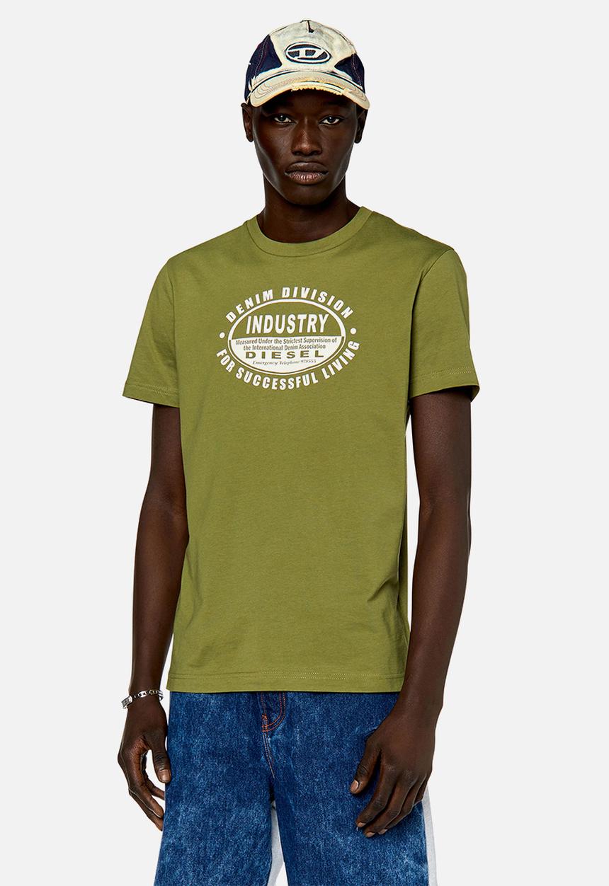 Diesel  - T-diegor-k60 T-shirt - olive 