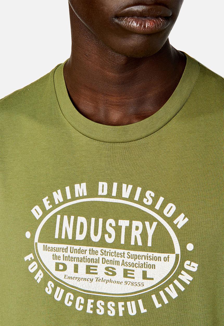 Diesel  - T-diegor-k60 T-shirt - olive 