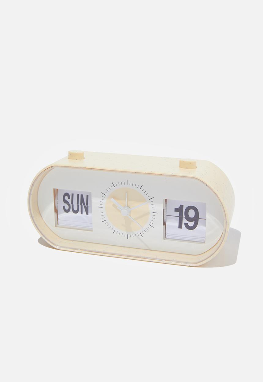 Typo - Flip Clock V2.0 - Ecru Speckle
