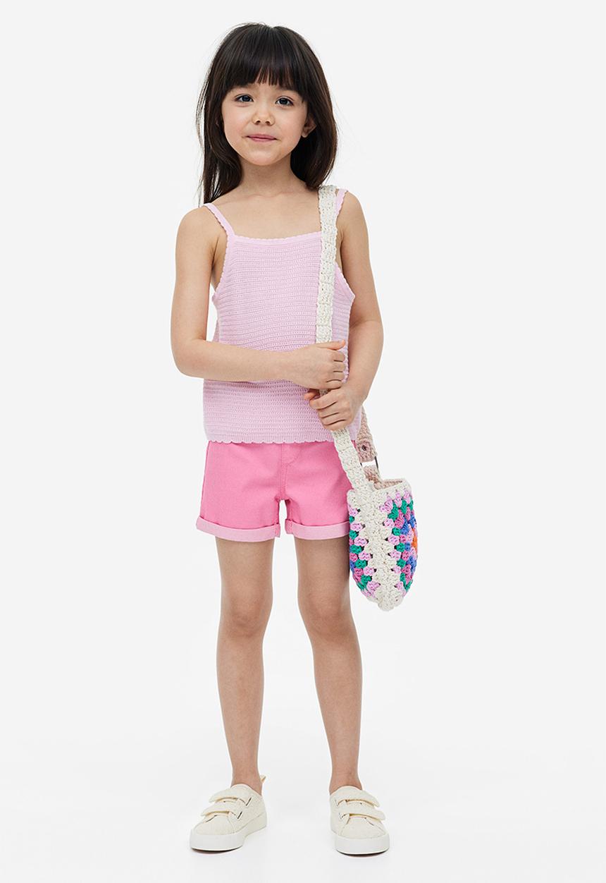 H&M - Denim shorts - pink