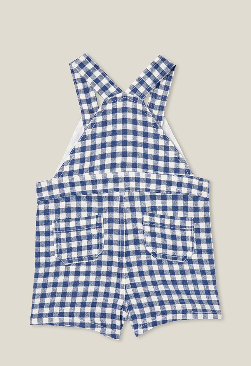 Cotton On - Eddy shortall - petty blue/vanilla benny gingham