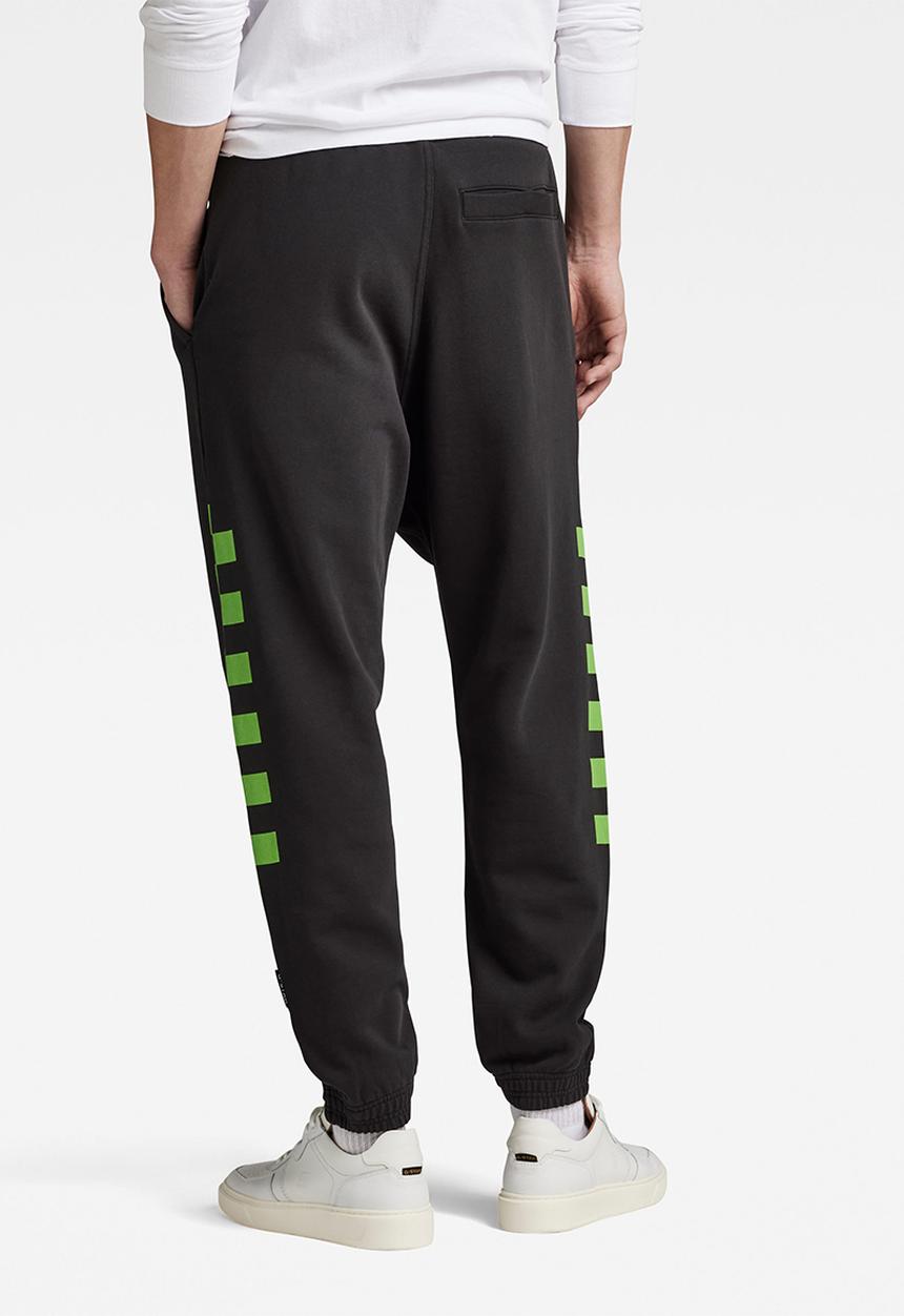 G-STAR - Moto graphic sweat pants - dk black