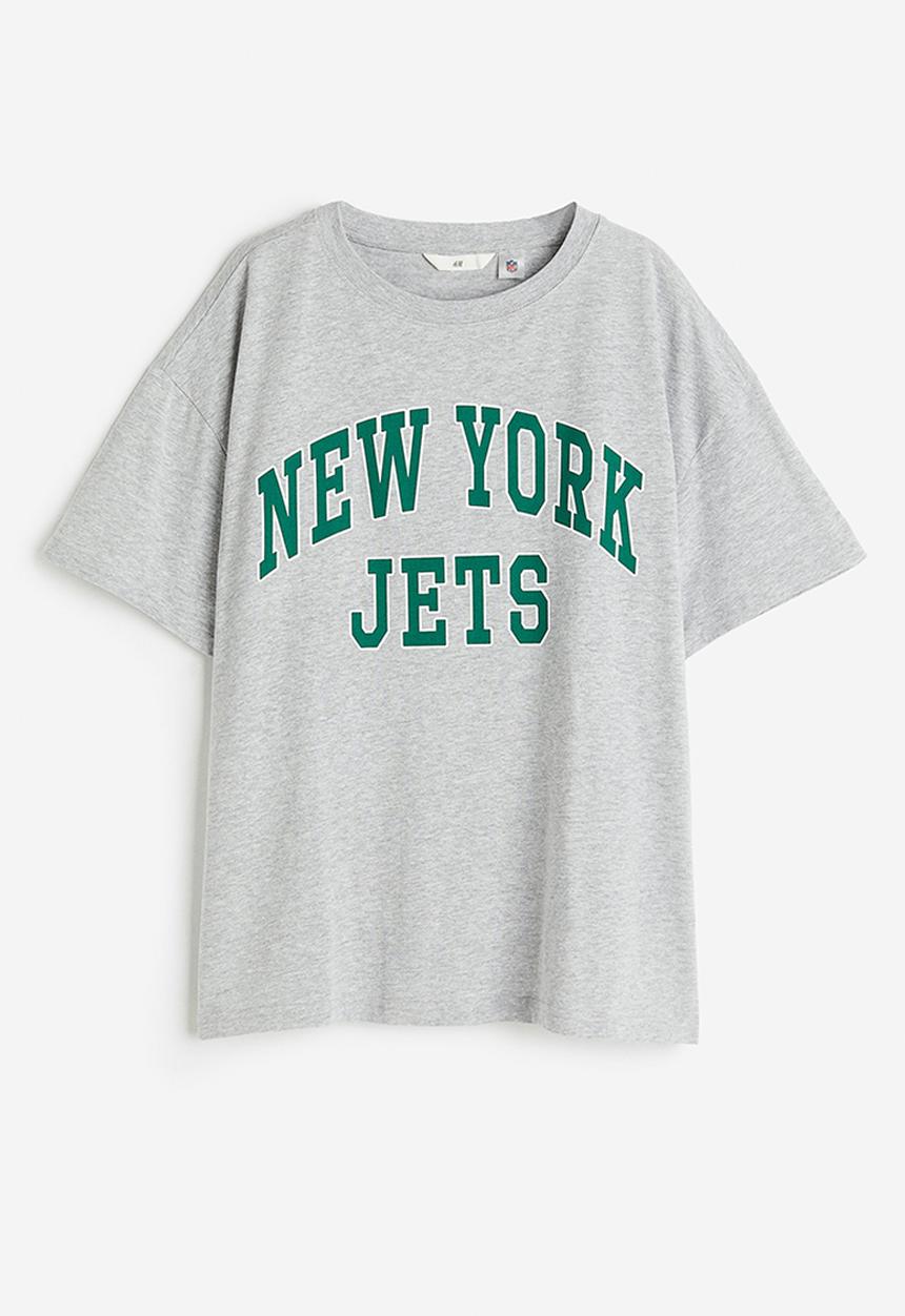 H&M - Oversized printed T-shirt - grey