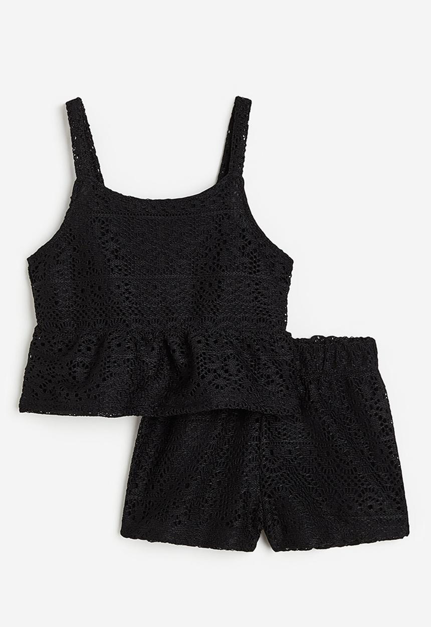 H&M - 2-Piece lace set - black