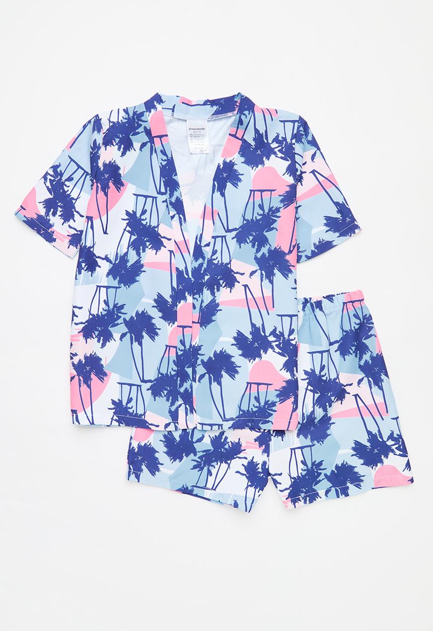 Pop Candy - Top & short set - blue