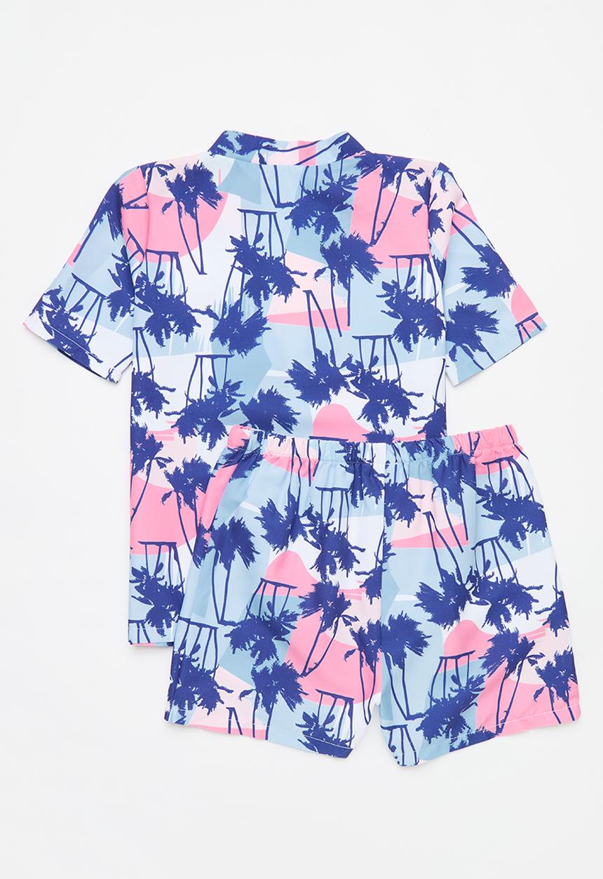 Pop Candy - Top & short set - blue