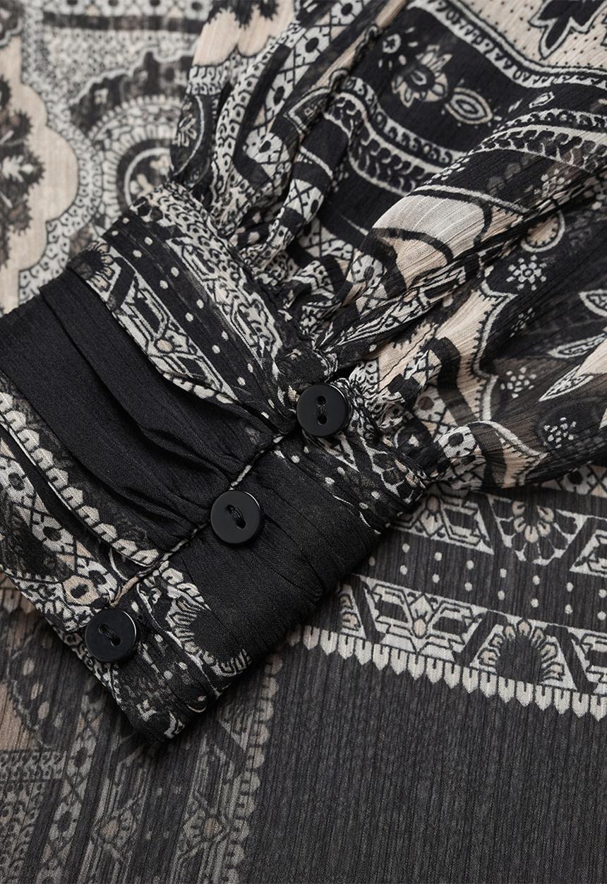 MANGO - Blouse stefi - black
