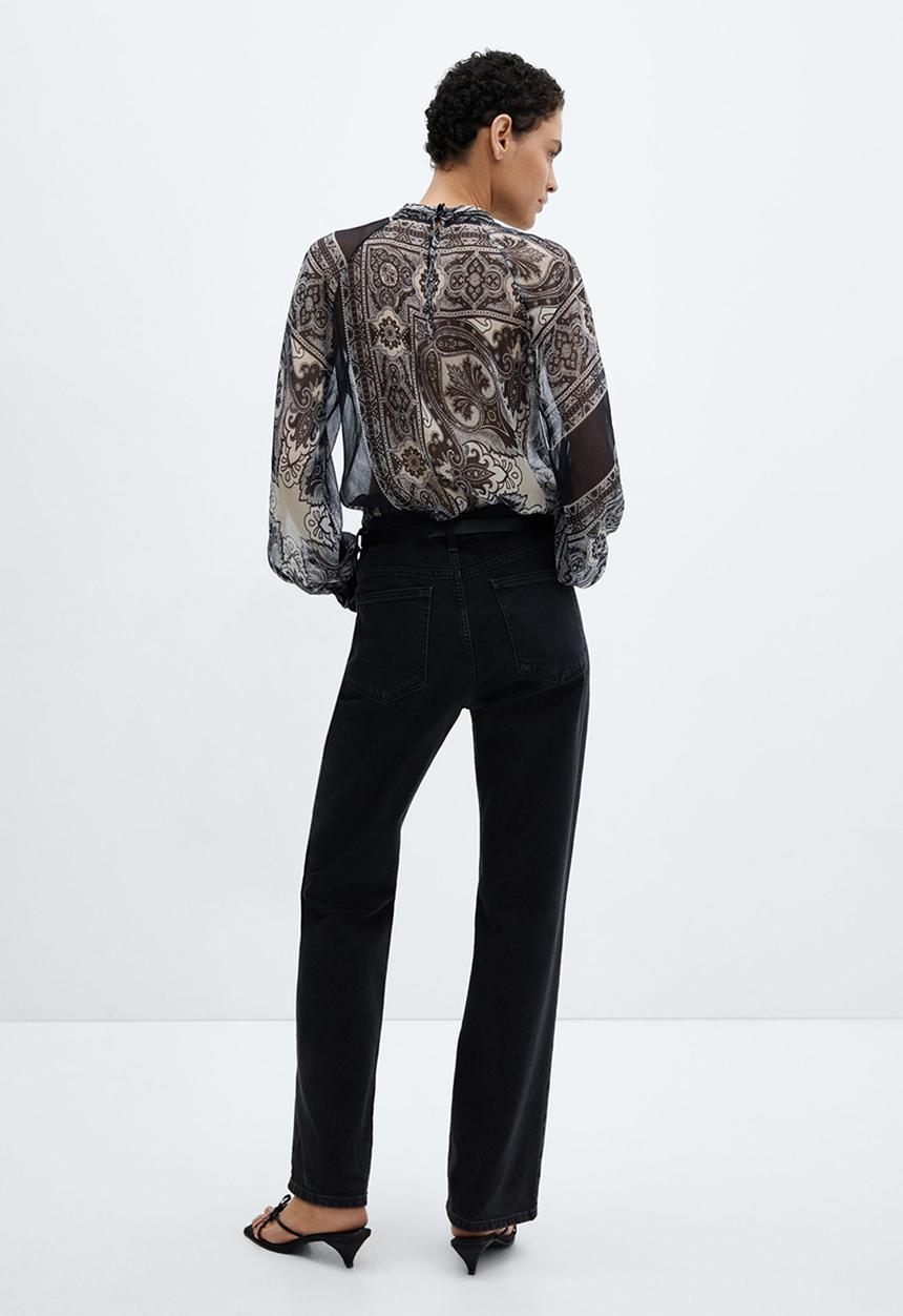 MANGO - Blouse stefi - black