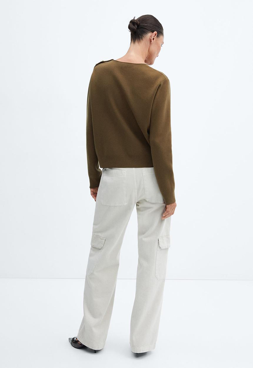 MANGO - Sweater babor - beige/khaki