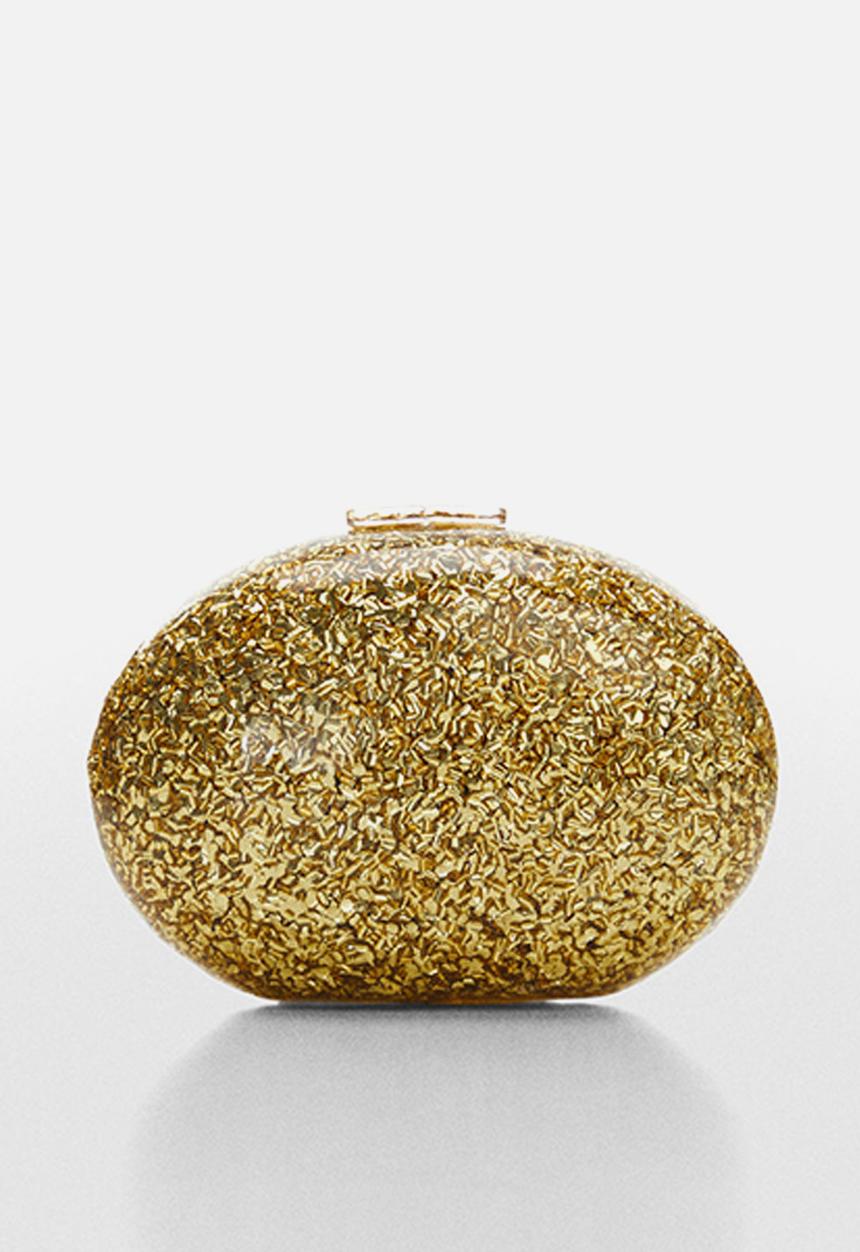 MANGO - Bag amelia - gold