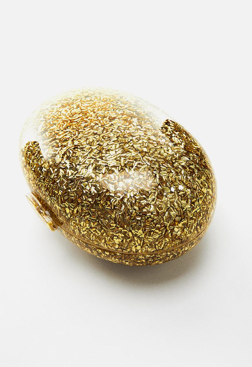 MANGO - Bag amelia - gold