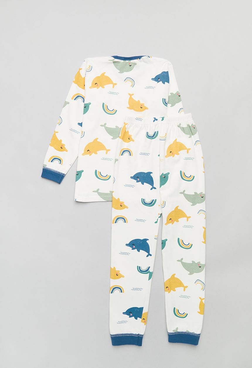 Pop Candy - Printed pj set - white