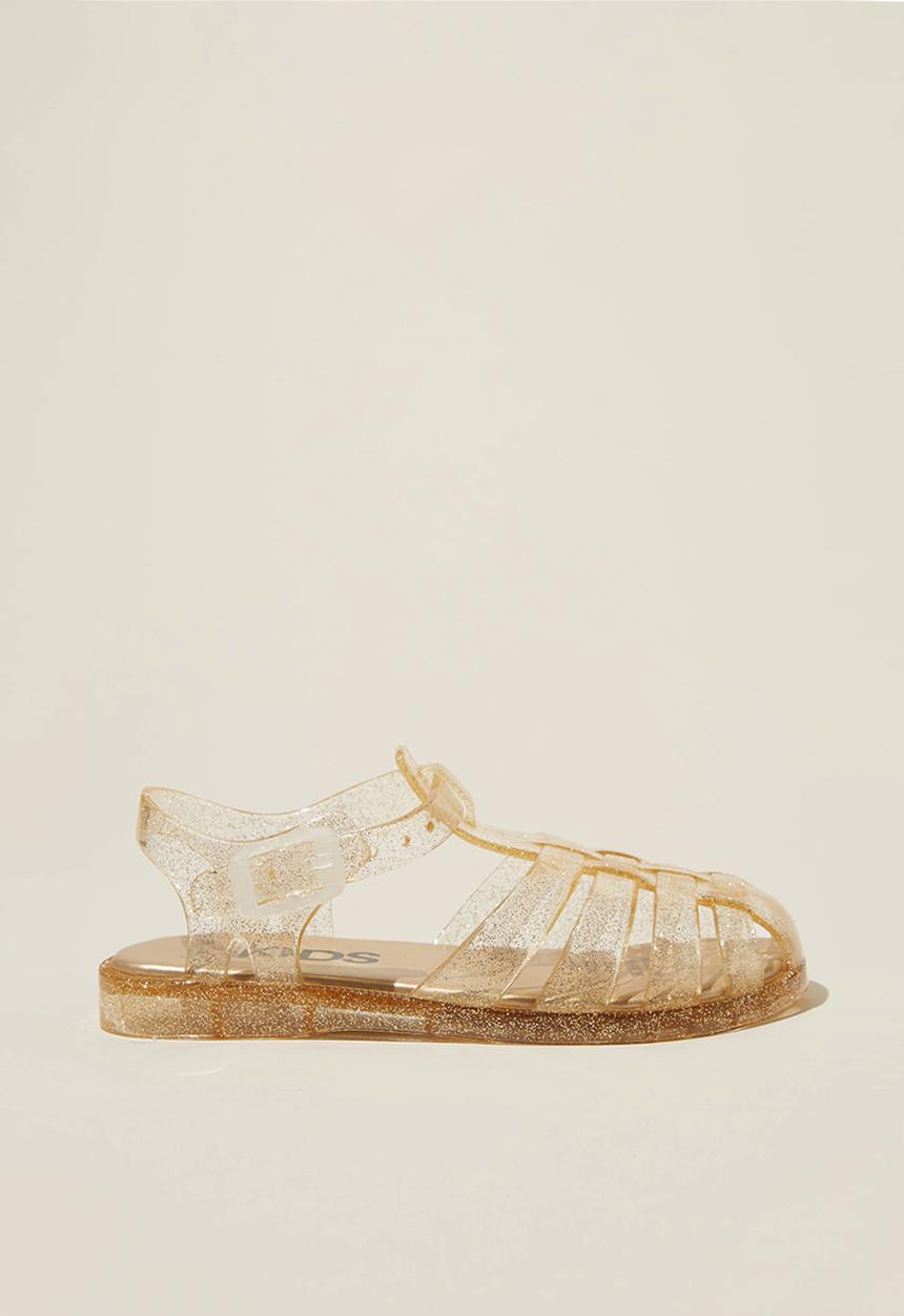 Cotton On - Elsie jelly sandal - gold glitter