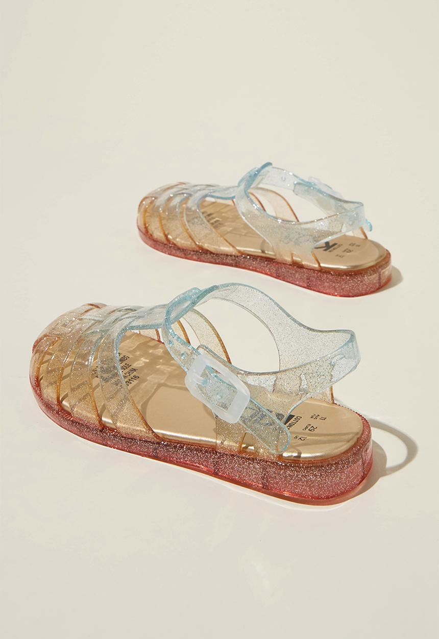 Cotton On - Elsie jelly sandal - rainbow glitter
