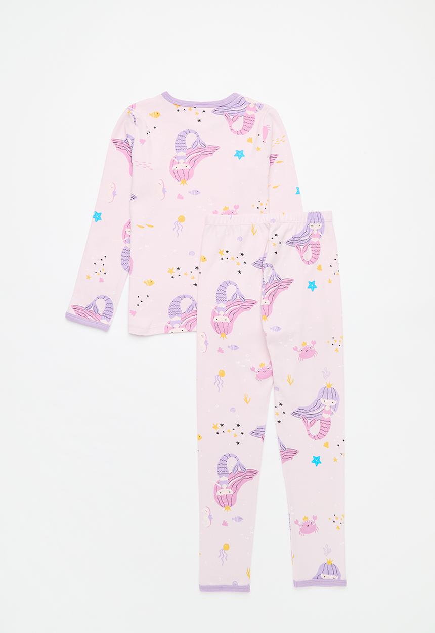 Pop Candy - Printed pj set - purple multi