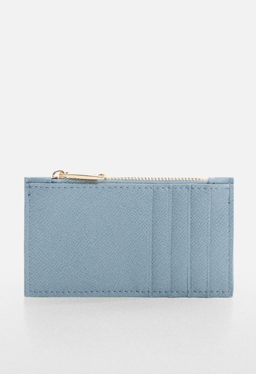 MANGO - Card holder fabra - medium blue